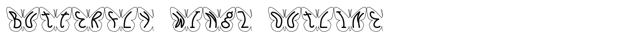 Butterfly Wingz Outline image